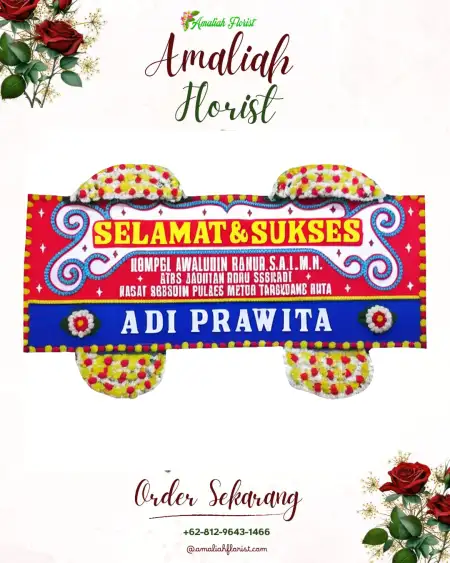 Papan Bunga Ucapan Selamat Koto Bento